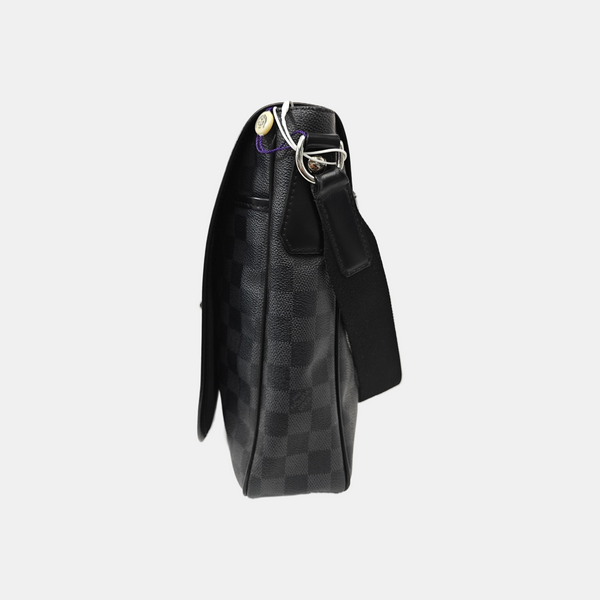DANIEL Damier Graphite Coated Canvas Gray