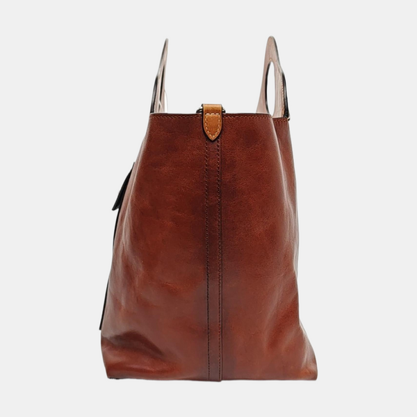 Pocket Medium Calfskin Brown