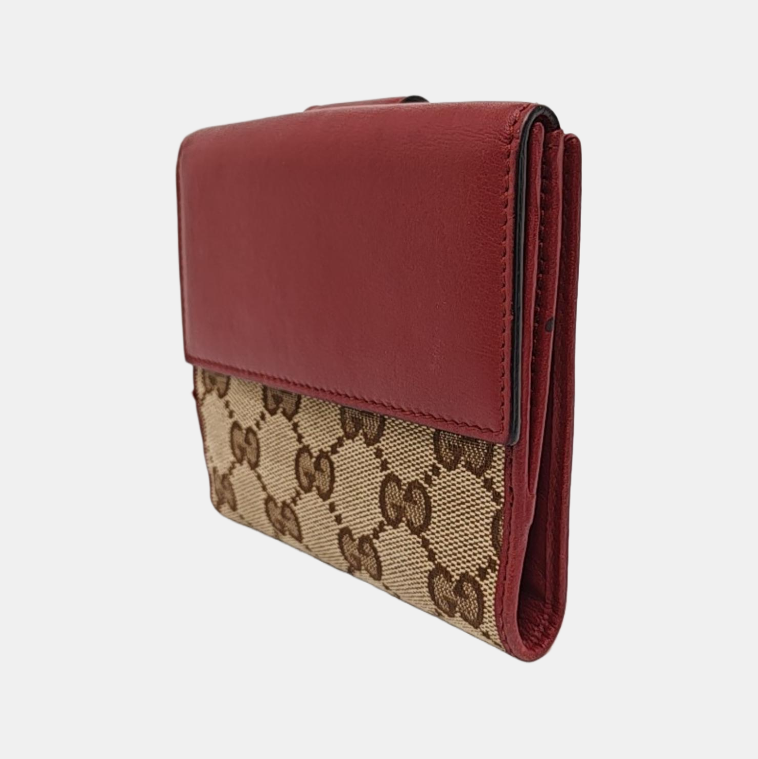Monogram Fabric Wallet Beige