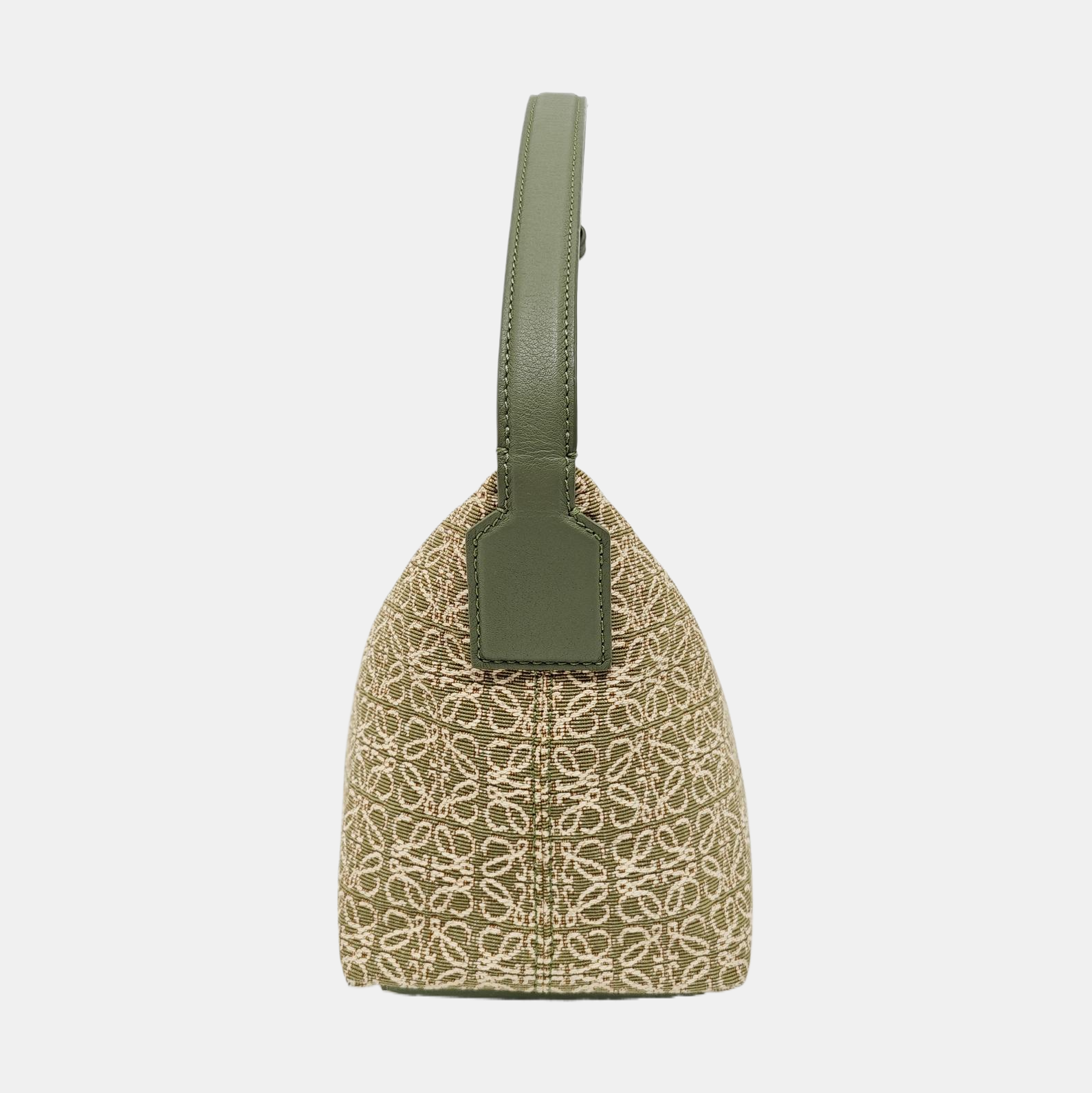 Canvas Top Handle Bag Green