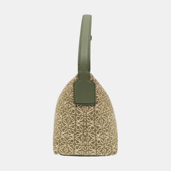 Canvas Top Handle Bag Green