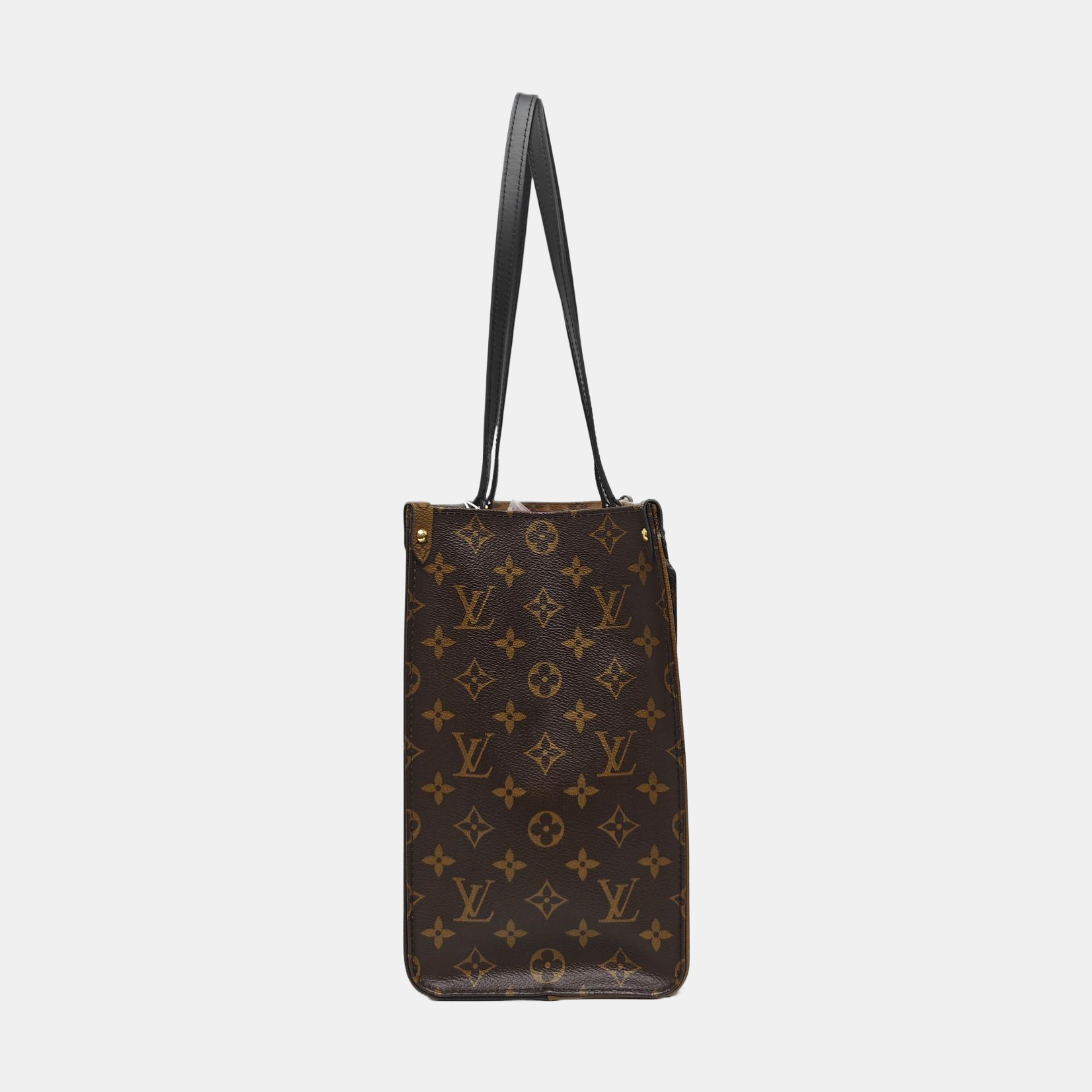 ONTHEGO MM Monogram Coated Canvas Brown