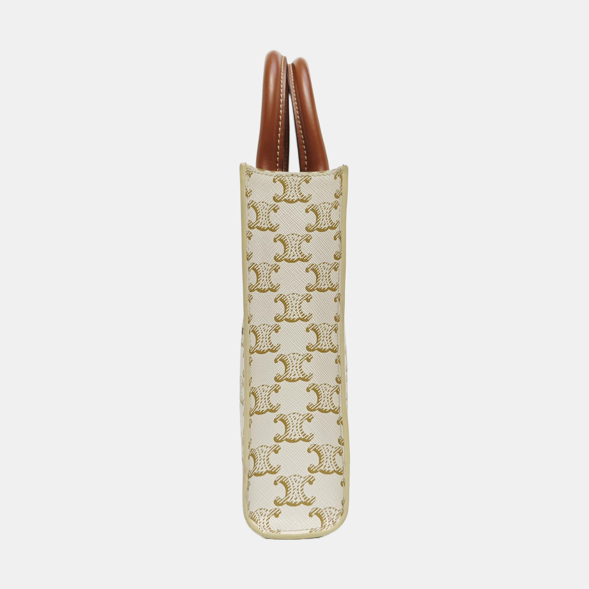 CABAS CELINE Mini Coated Canvas White