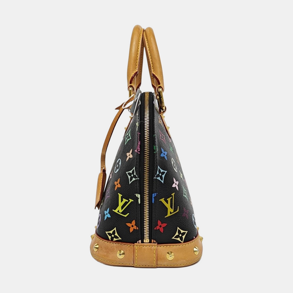 ALMA PM Monogram Coated Canvas Black