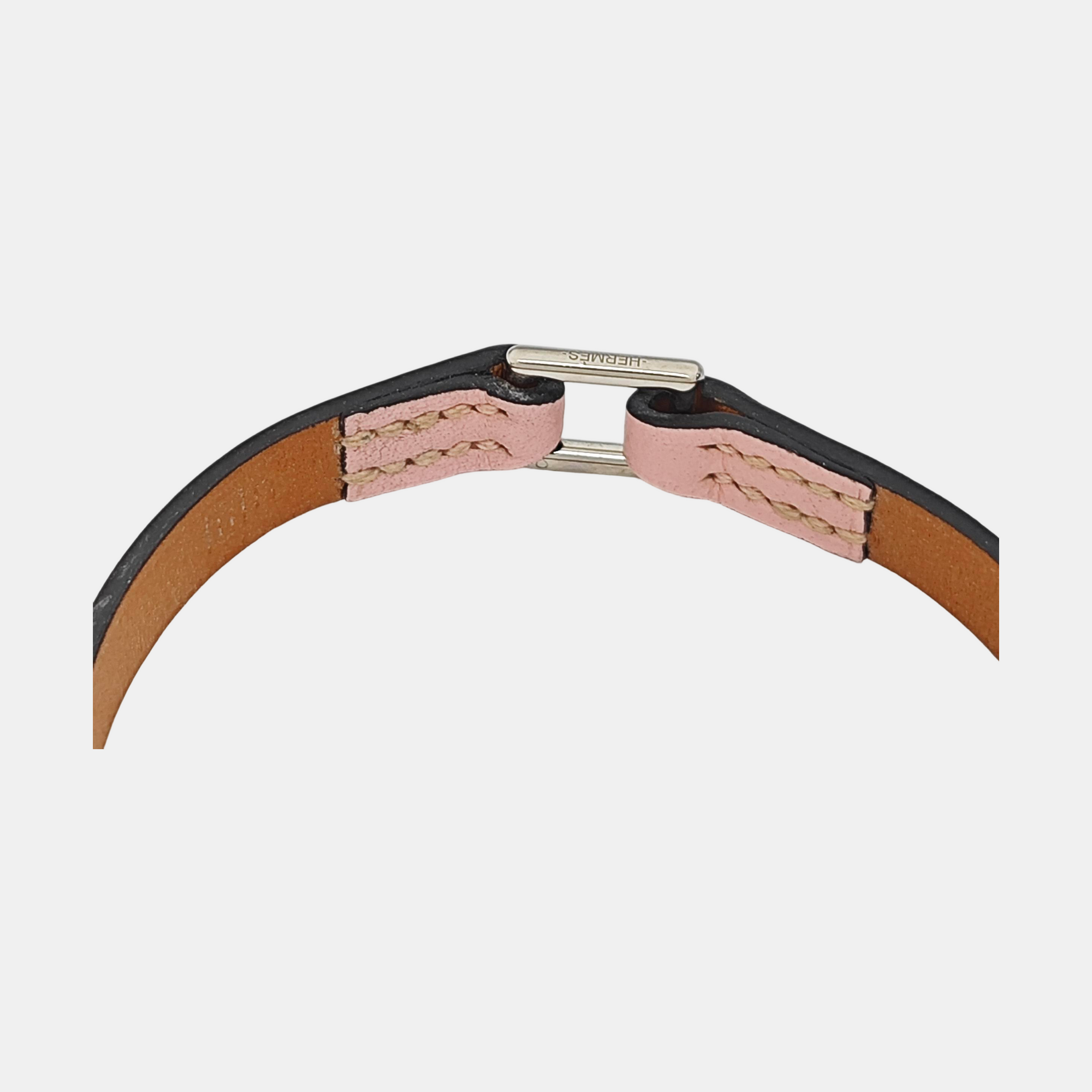 Micro Kelly Leather Pink Bracelet