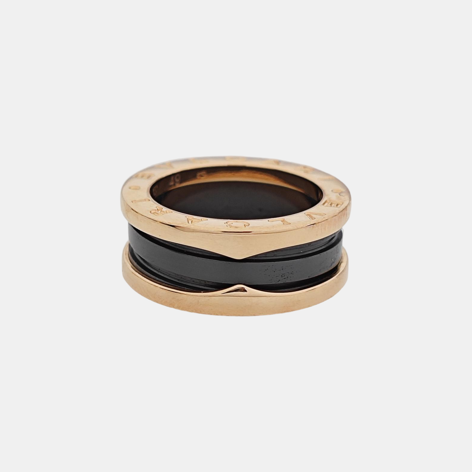 B.ZERO1 18k Rose Gold Ring EU 49