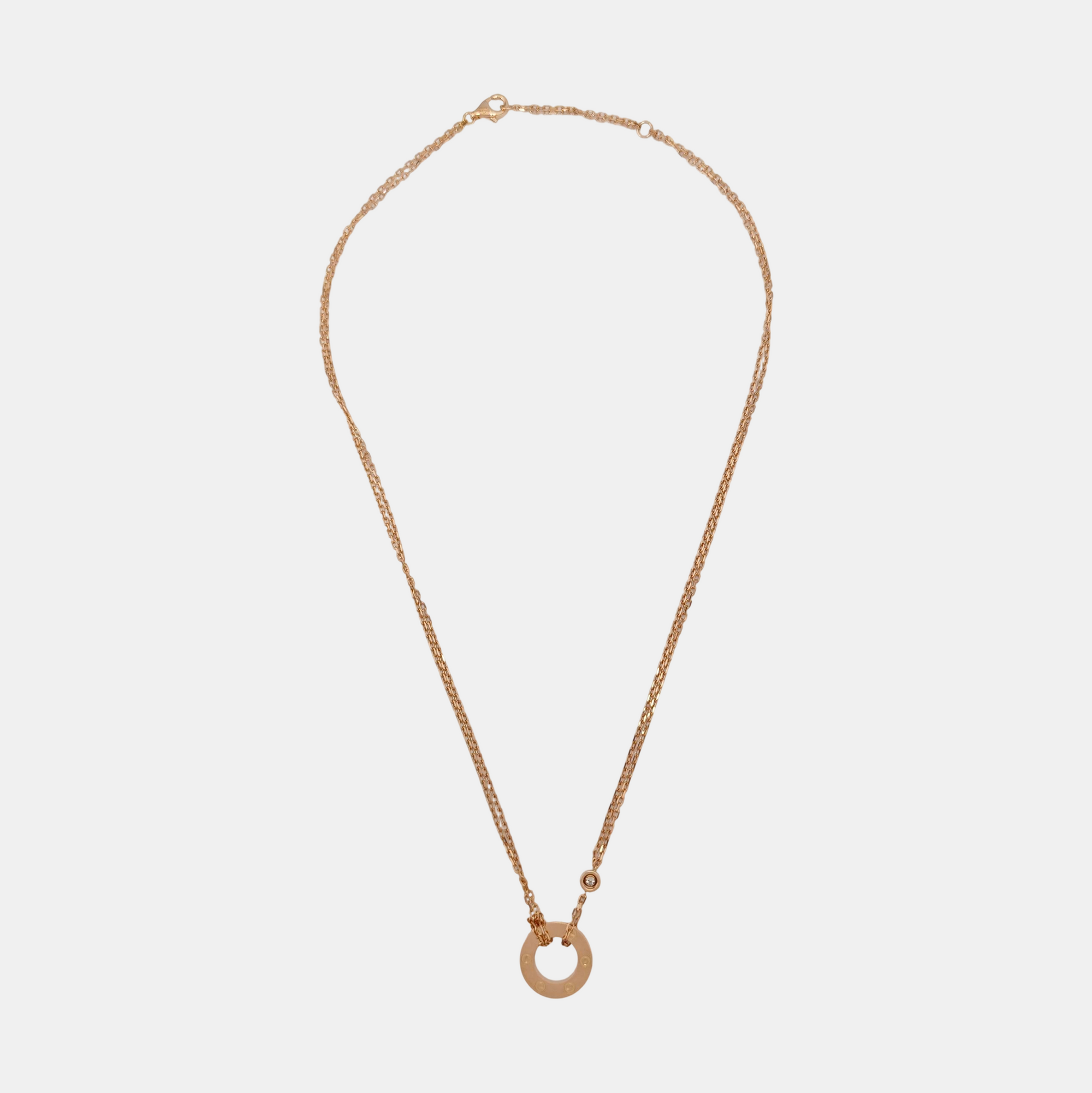 LOVE 18k Rose Gold Necklace