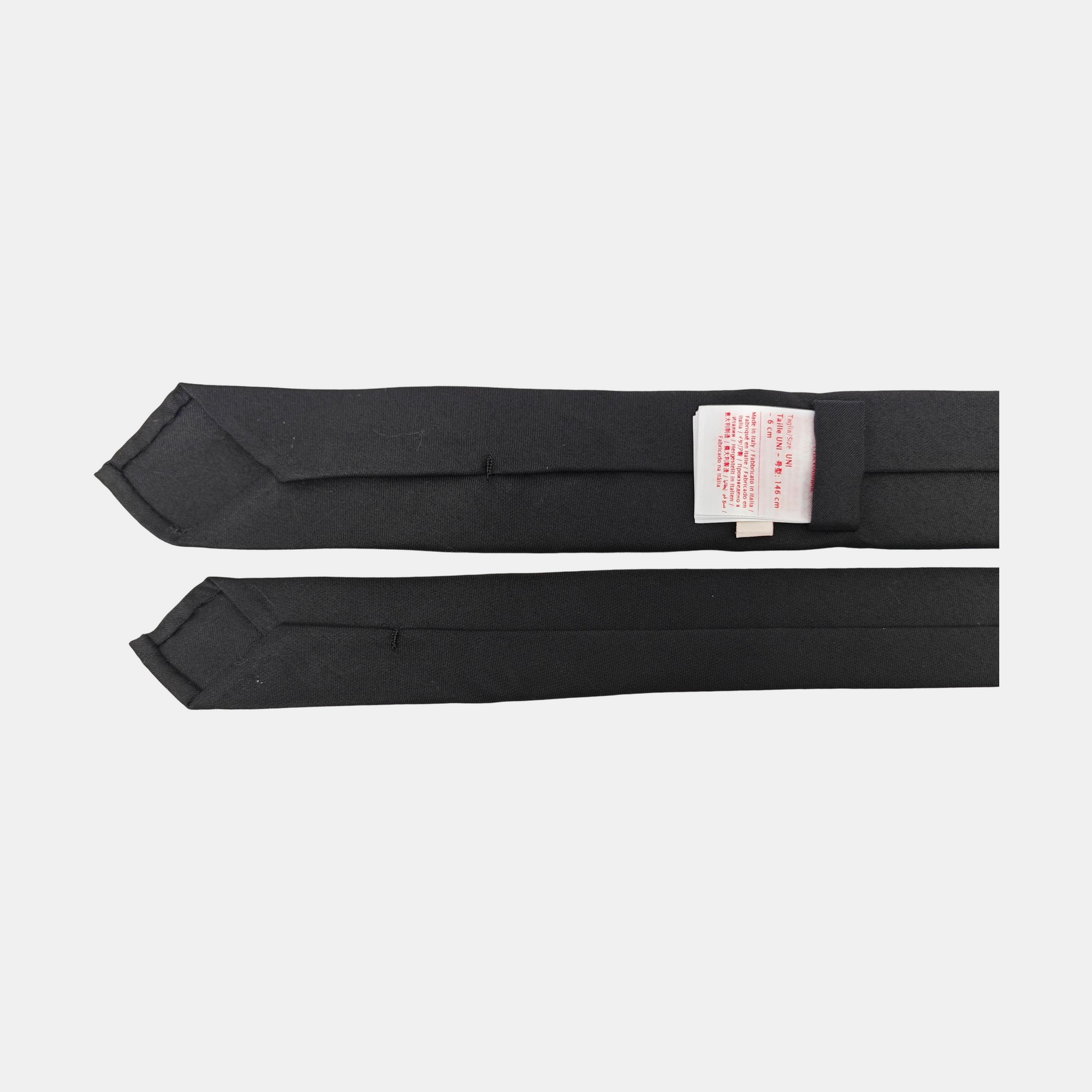 Wool Tie Black
