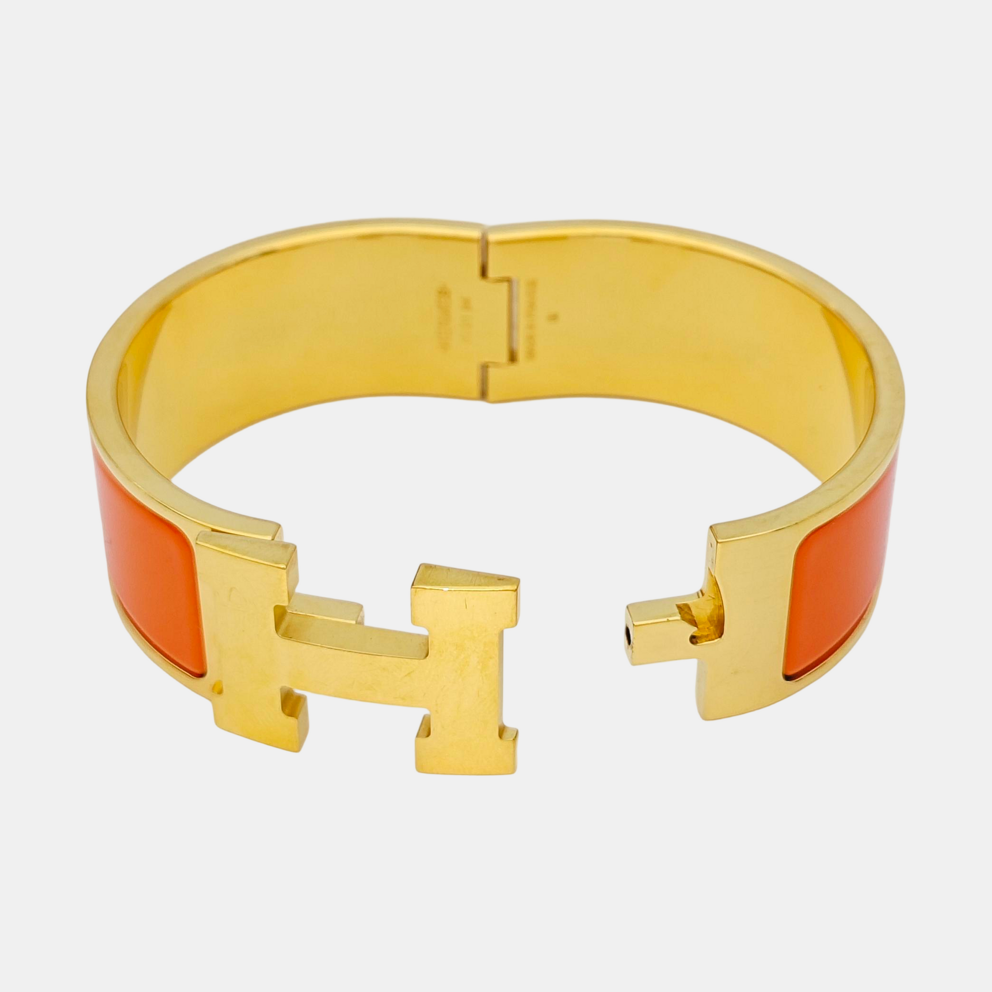 Clic Clac H Metal Gold Bangle