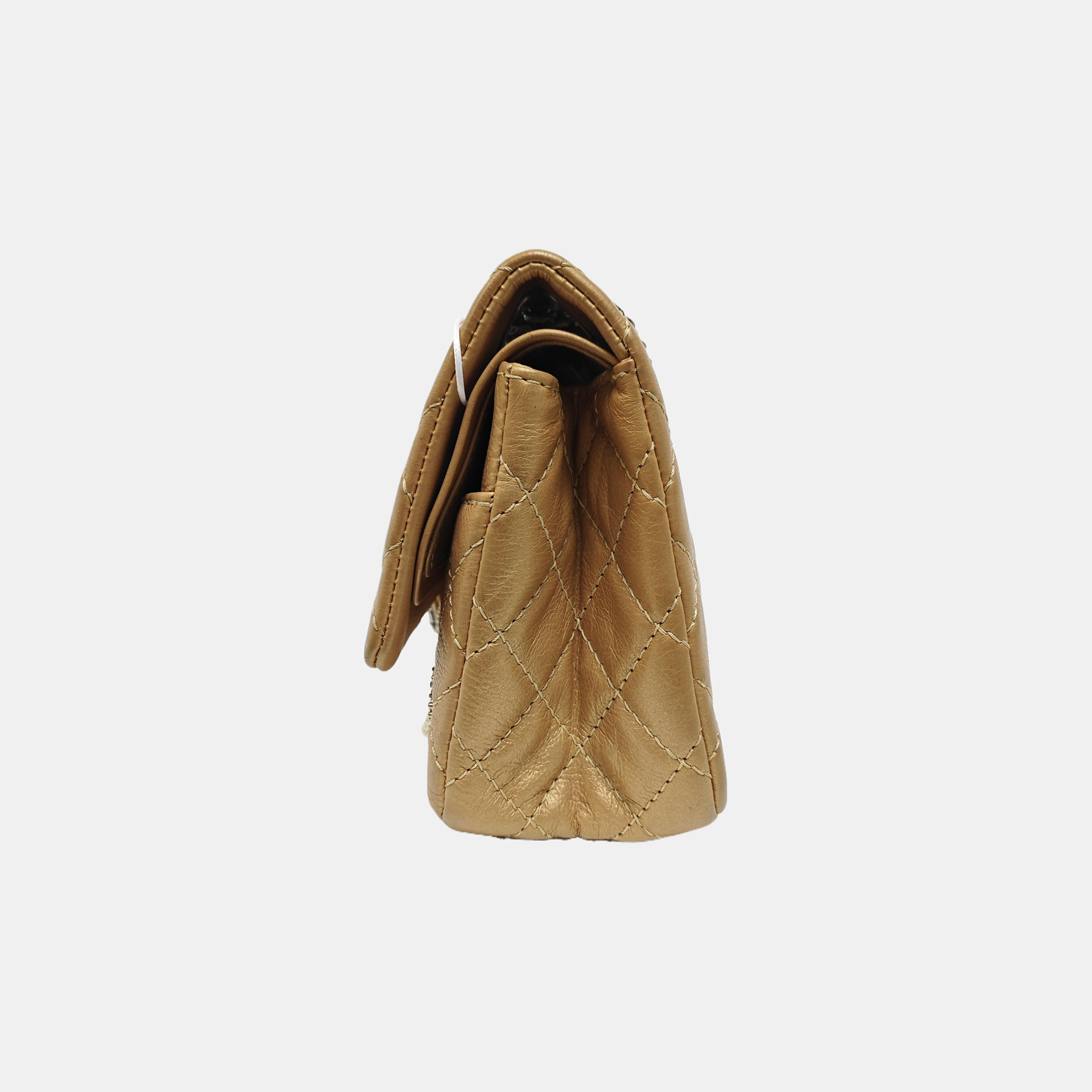 2.55 225 (small) Quilted Calfskin Gold