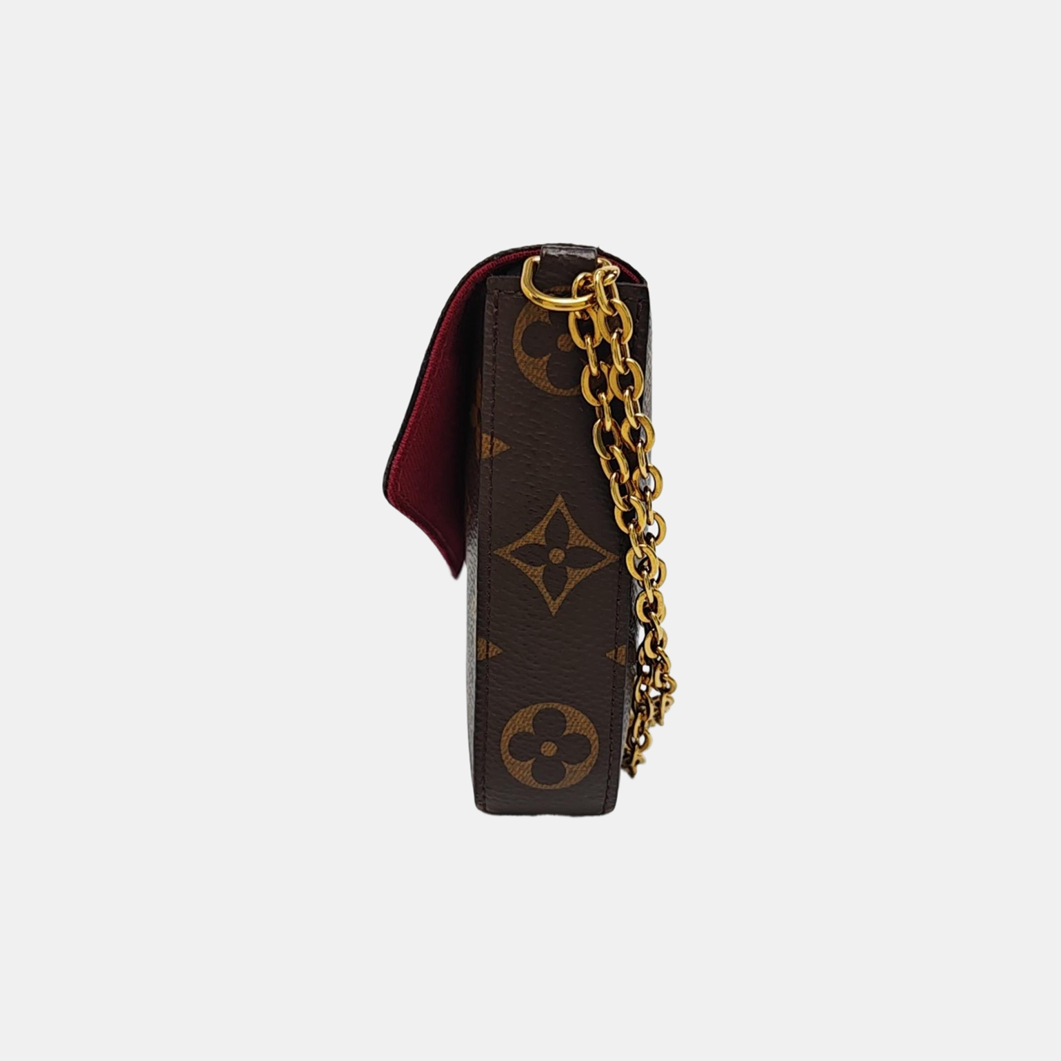 FÉLICIE Monogram Coated Canvas Brown