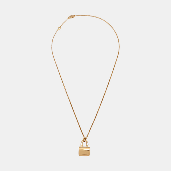 Amulettes Constance 18k Rose Gold Necklace