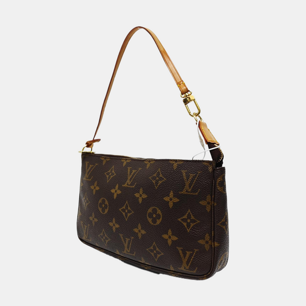 ACCESSOIRES Monogram Coated Canvas Brown