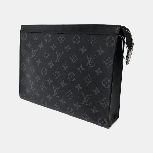 Pochette Voyag MM Monogram Coated Canvas Black