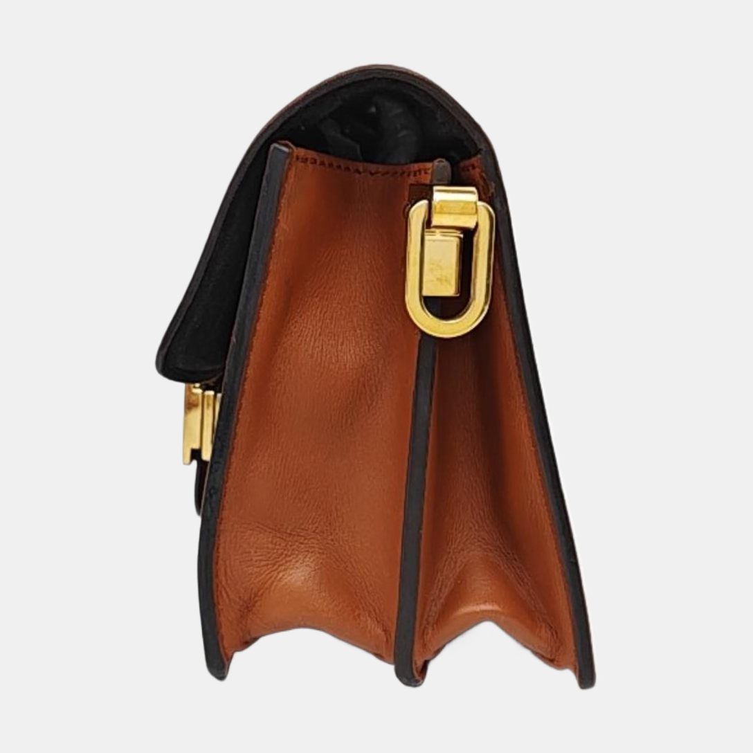 DAUPHINE Mini Monogram Coated Canvas Brown