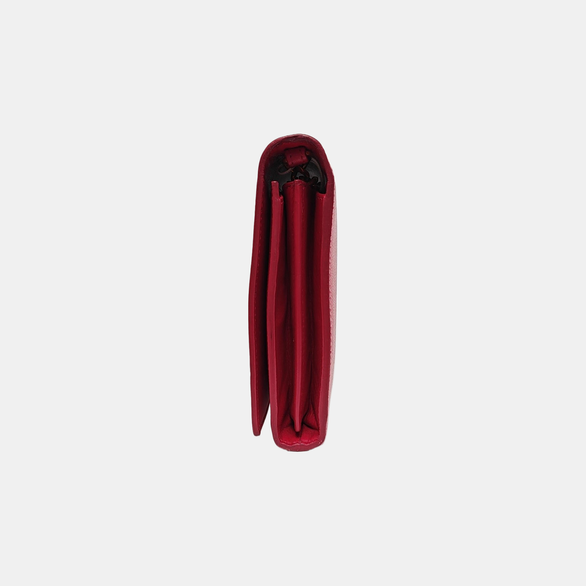 Calfskin Shoulder Bag Red