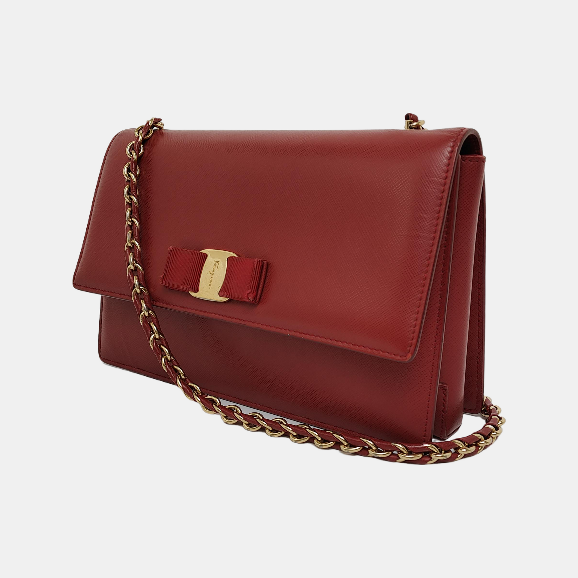 Ginny Calfskin Red