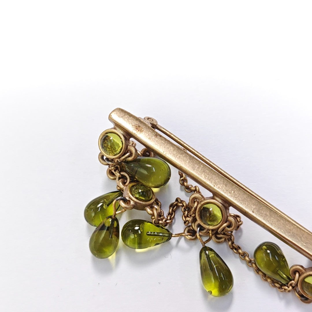 Metal Gold Brooch