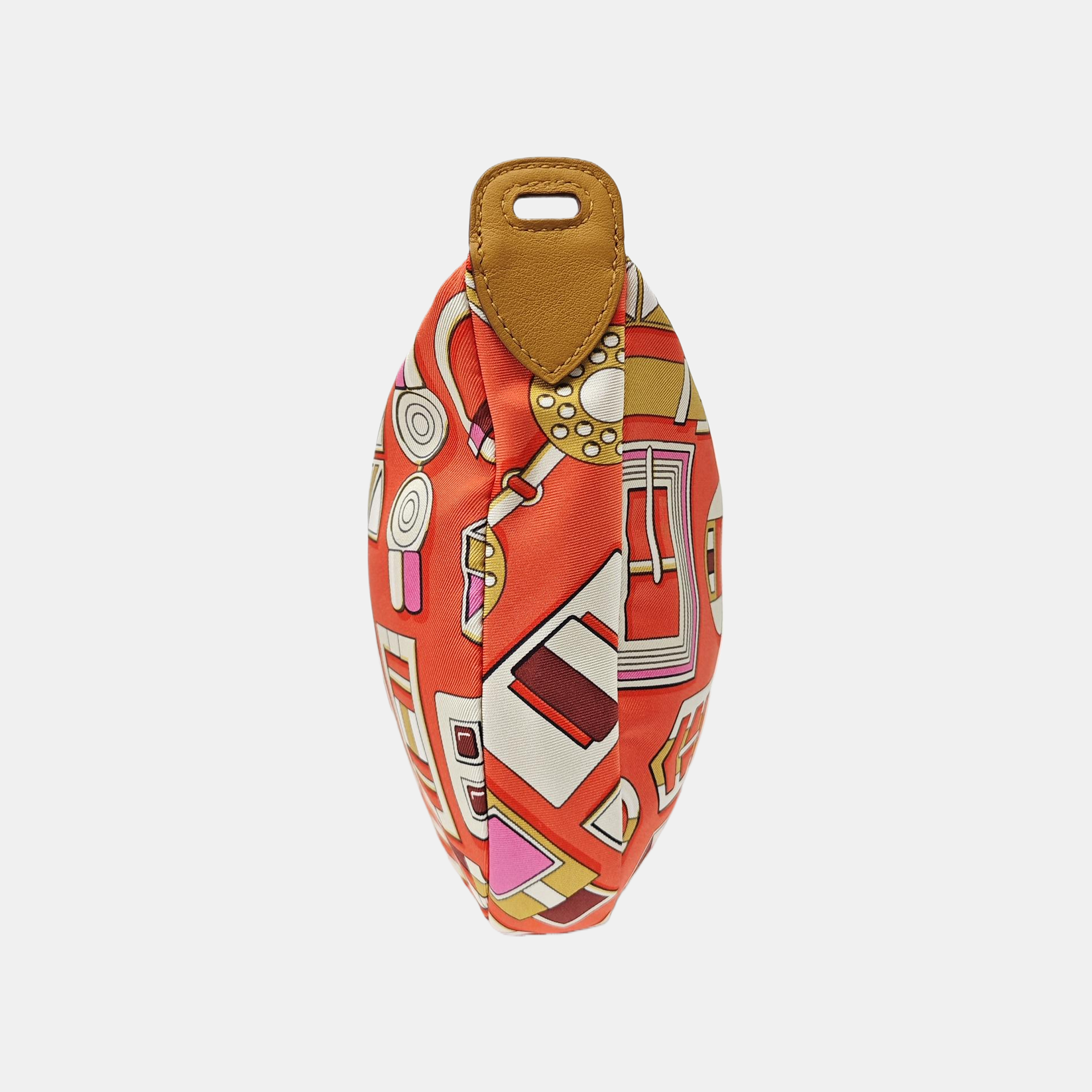 Silk Satin Shoulder Bag Red