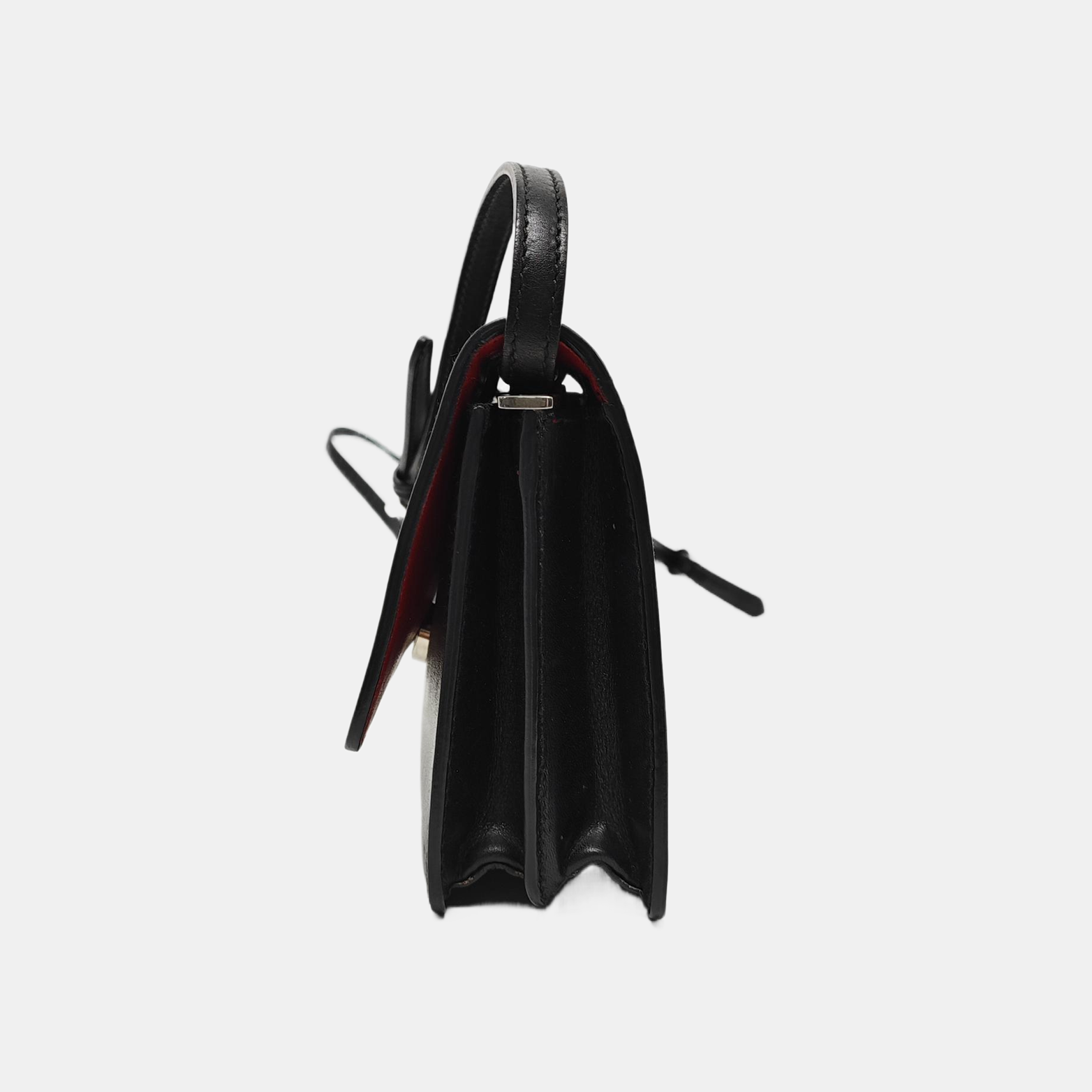 Calfskin Shoulder Bag Black