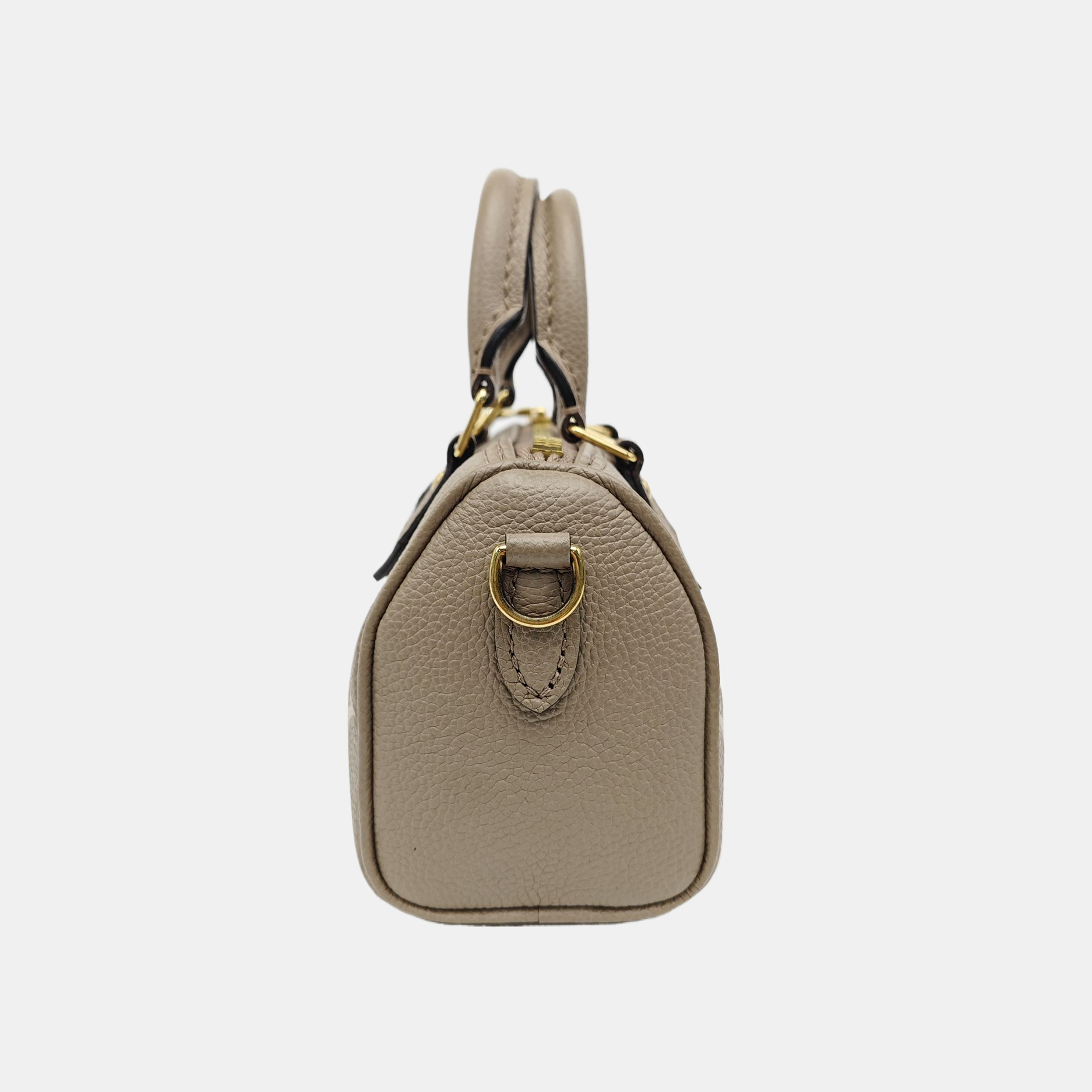 SPEEDY Nano Monogram Calfskin Gray