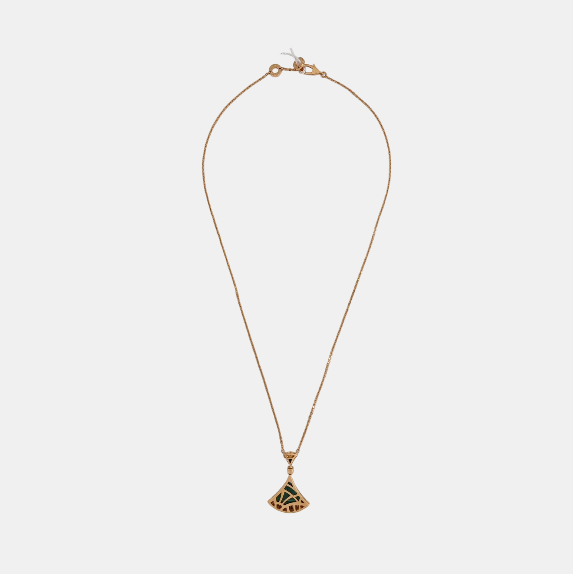 DIVAS' DREAM 18k Rose Gold Green Necklace