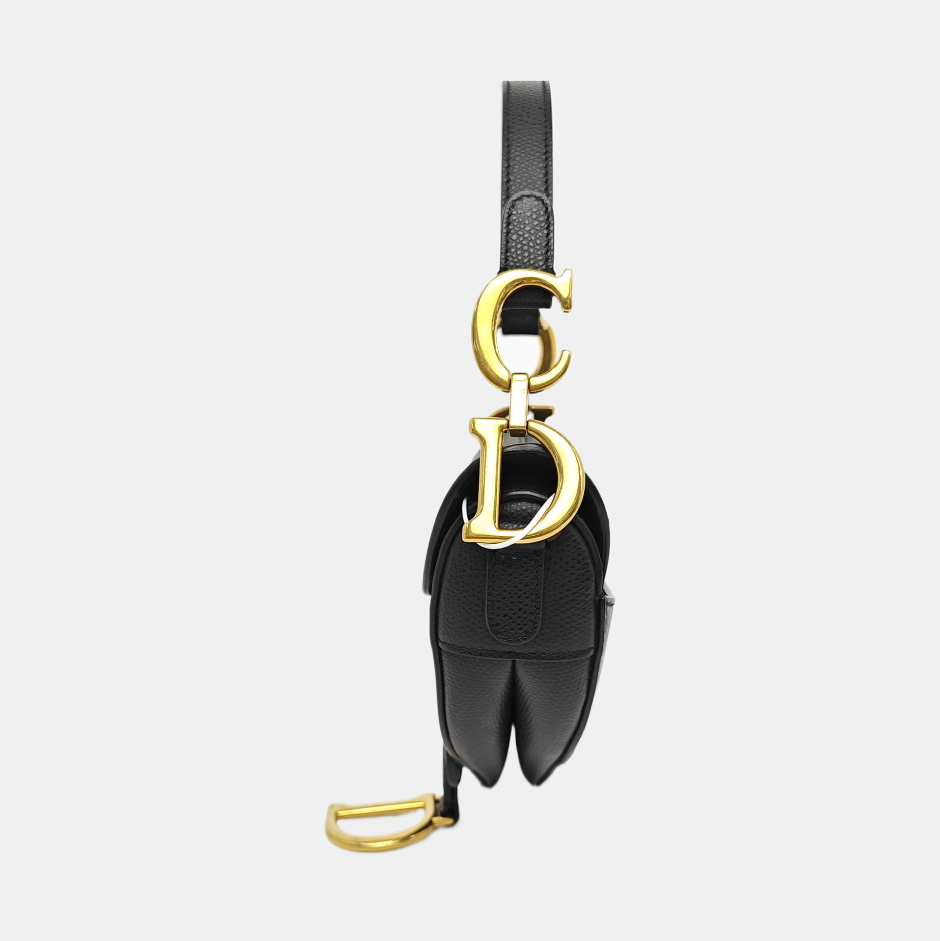 Saddle Mini Calfskin Black