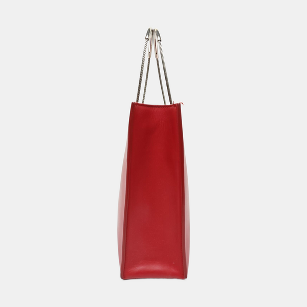 Calfskin Tote Bag Red