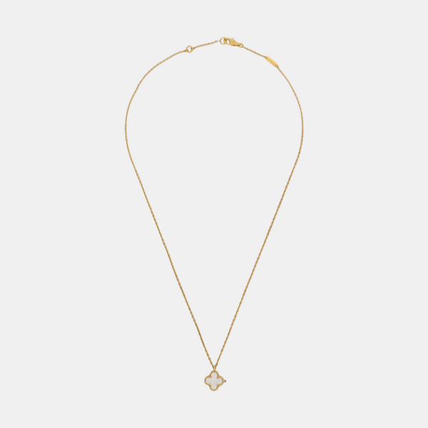 Sweet Alhambra 18k Gold Necklace