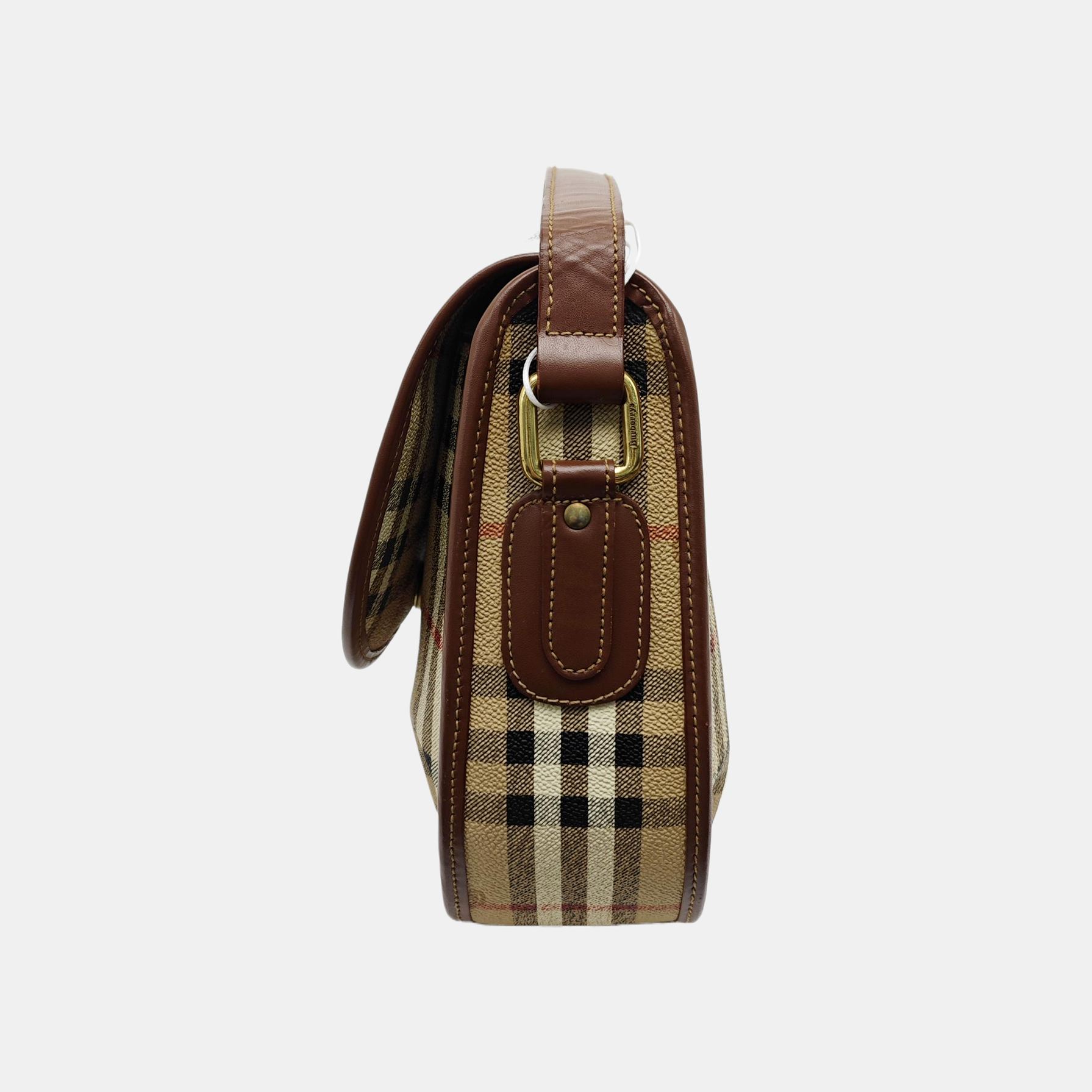 Coated Canvas Shoulder Bag Multicolor