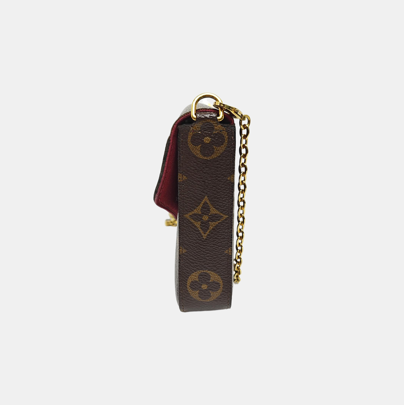 FÉLICIE Monogram Coated Canvas Brown