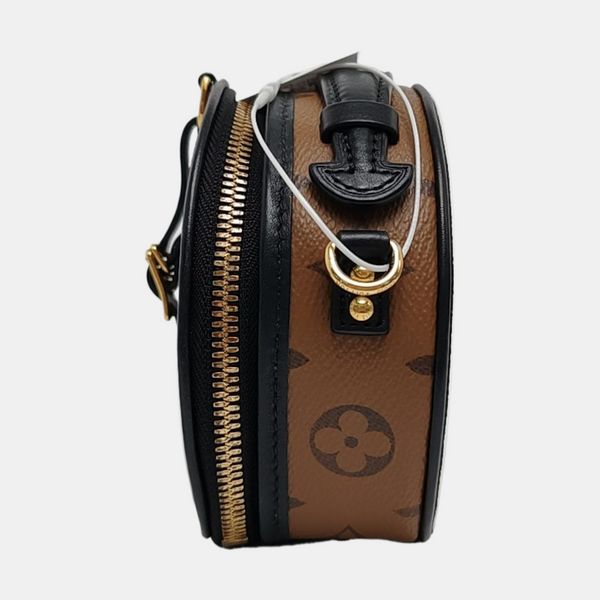 BOITE CHAPEAU Mini Monogram Coated Canvas Brown