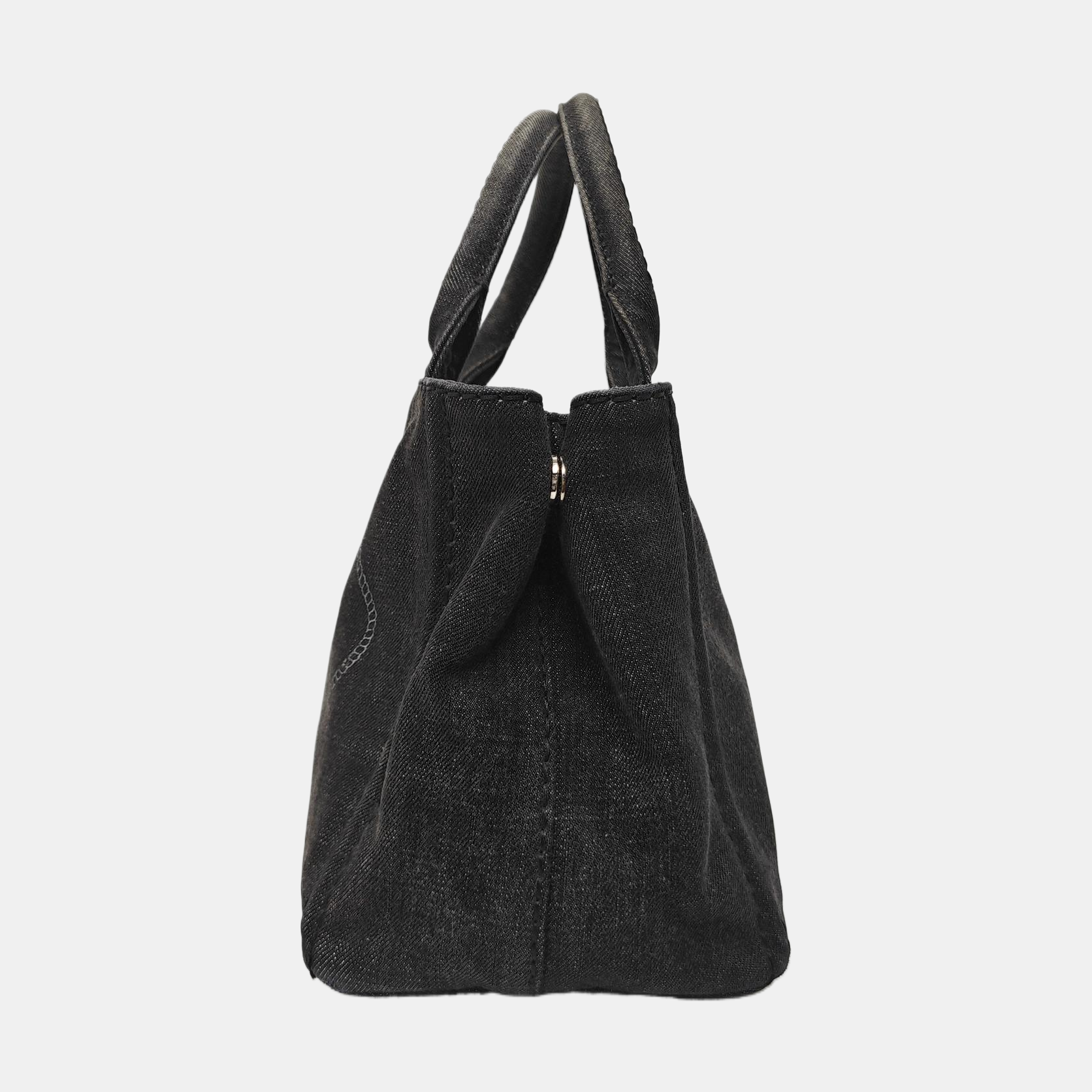 Denim Quilted Denim Black
