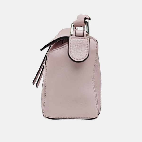 Puzzle Mini Quilted Calfskin Pink