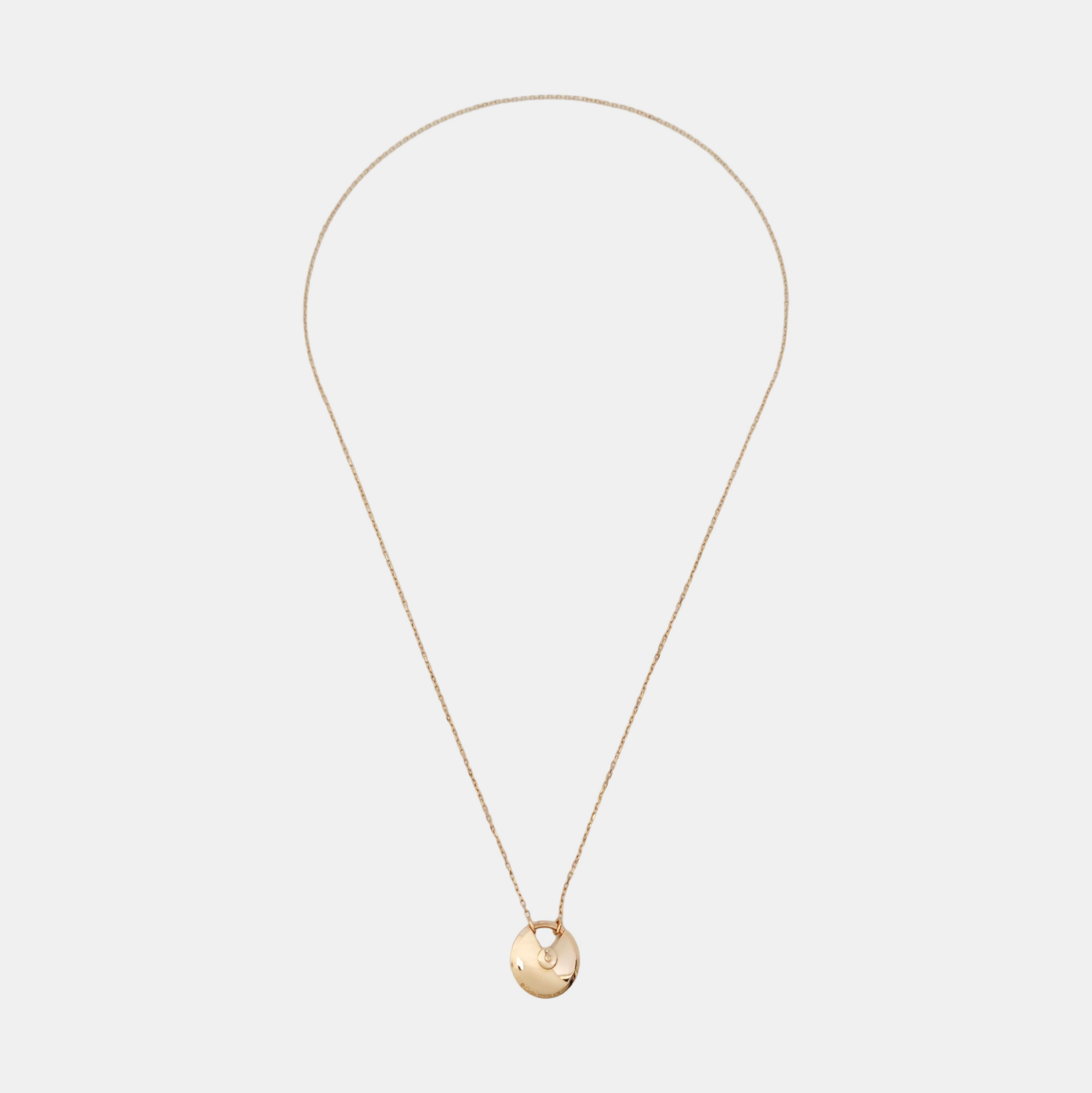 AMULETTE DE CARTIER 18k Rose Gold Necklace