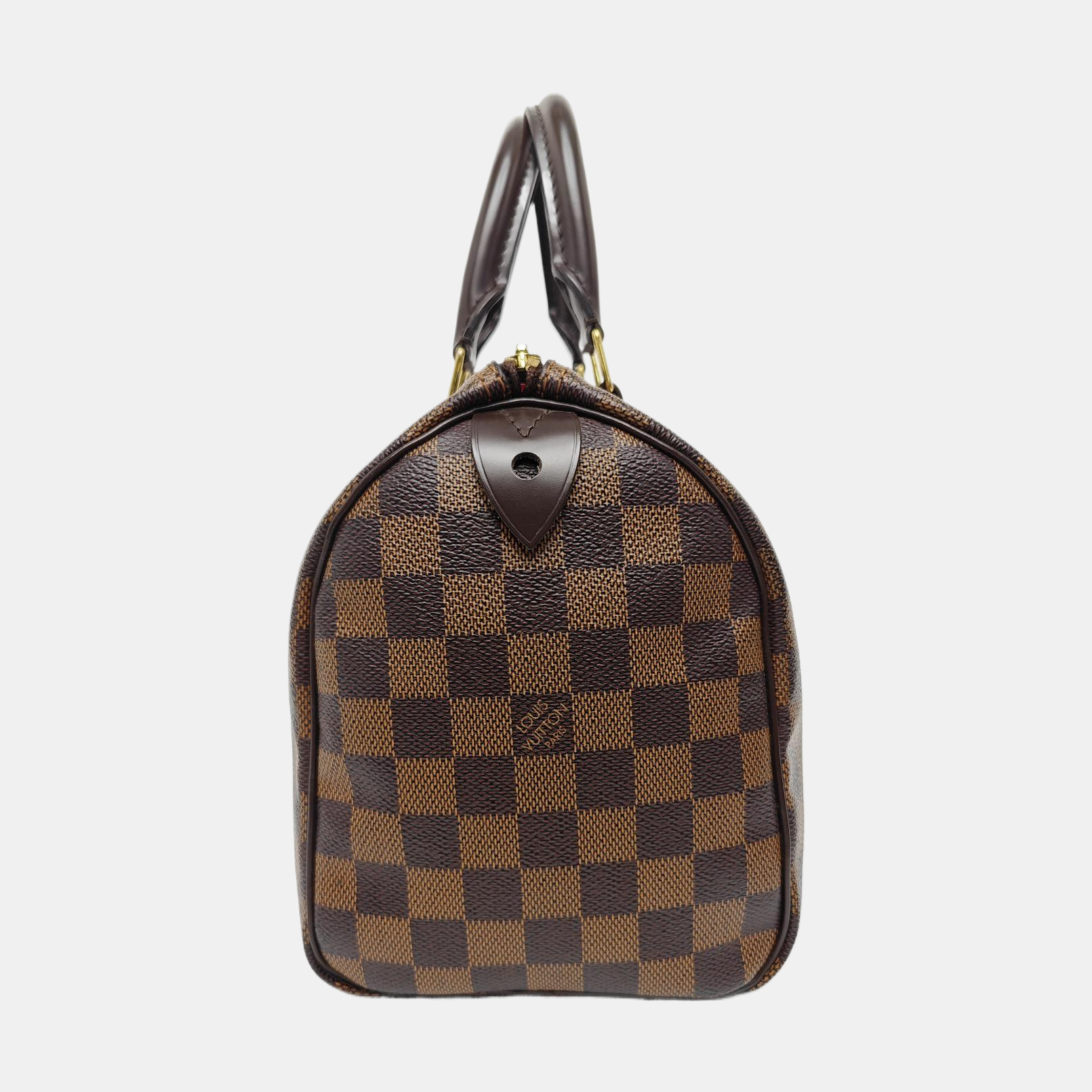 SPEEDY 25 Damier Ebene Coated Canvas Brown