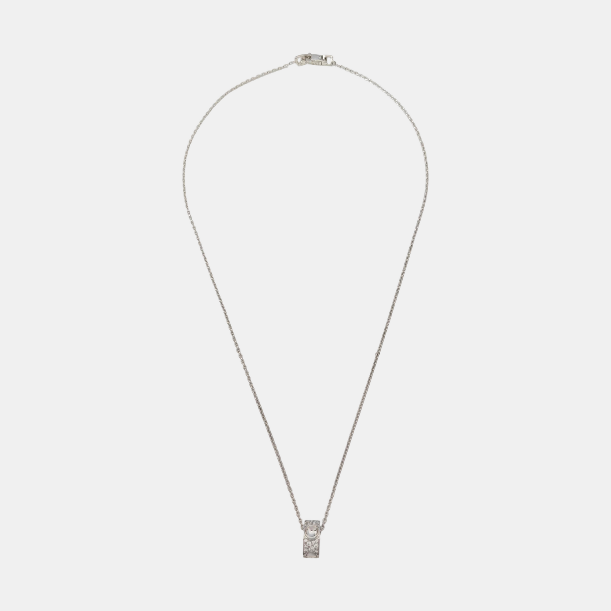 EMPREINTE 18k White Gold Silver Necklace