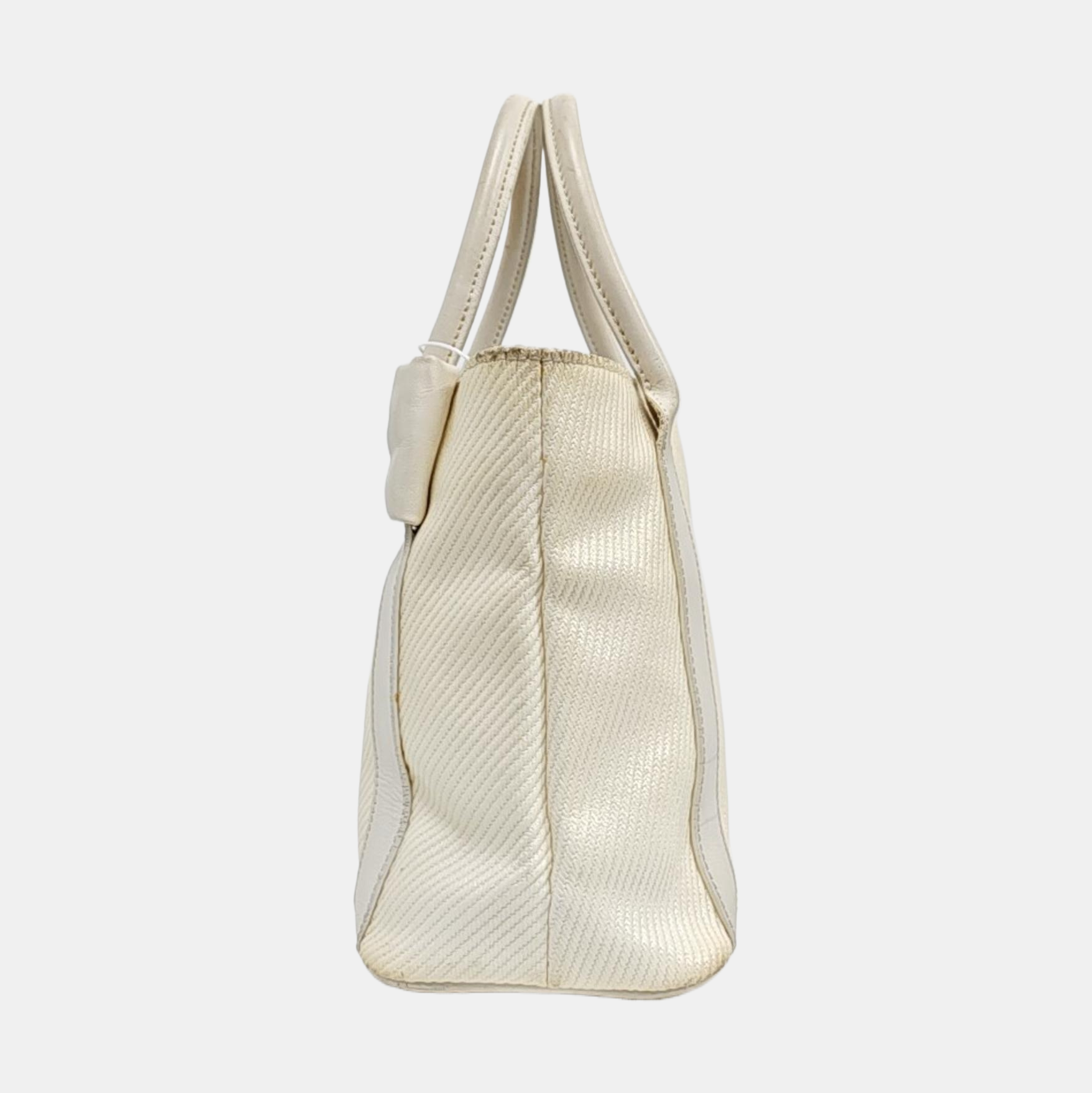 Vara Quilted Special Material White
