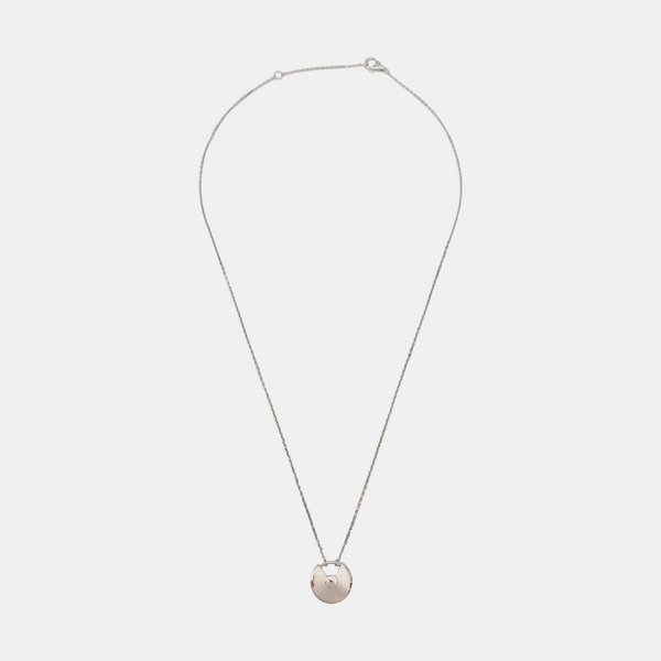 AMULETTE DE CARTIER 18k White Gold Silver Necklace