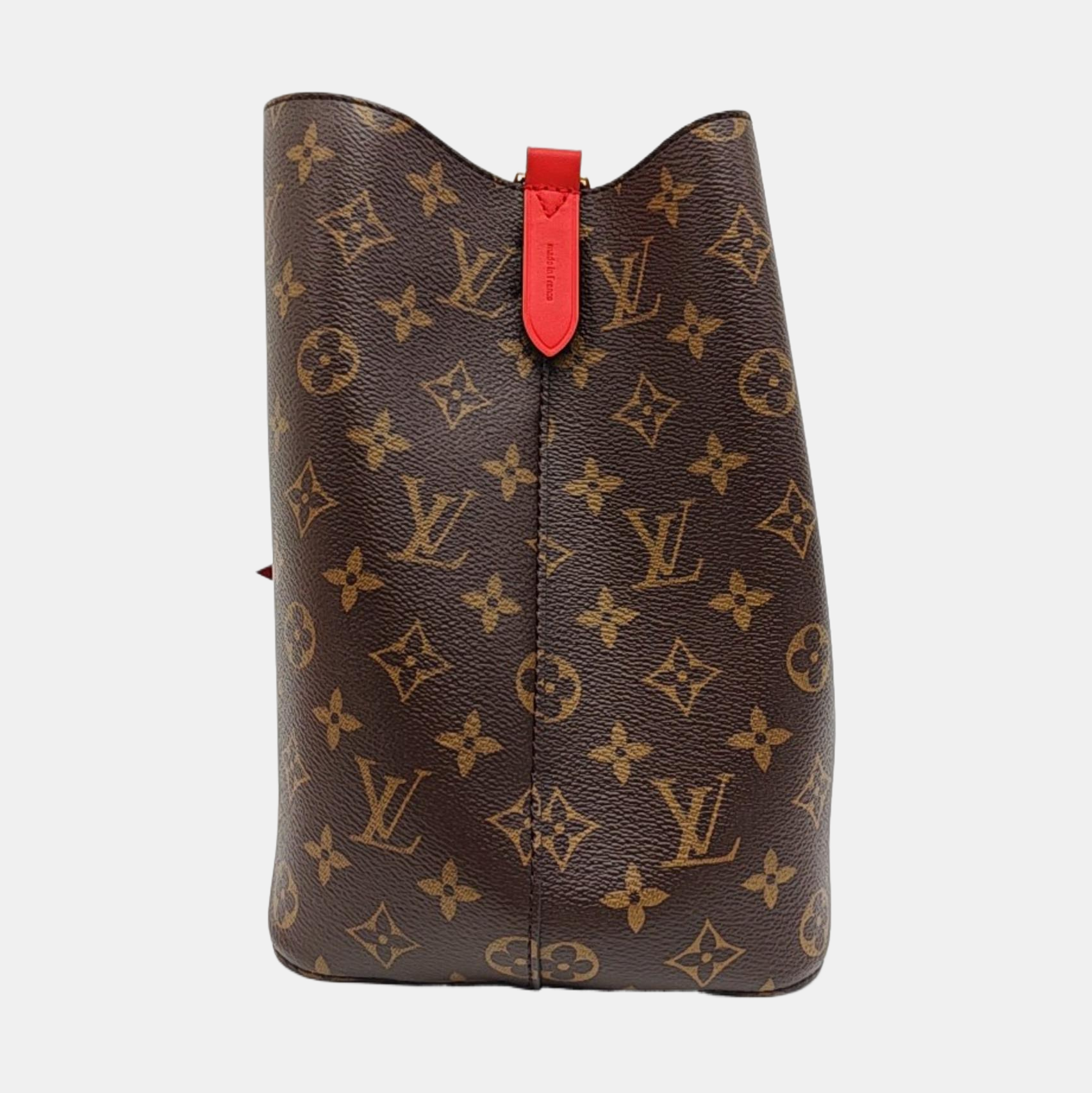 NÉONOÉ MM Monogram Coated Canvas Brown