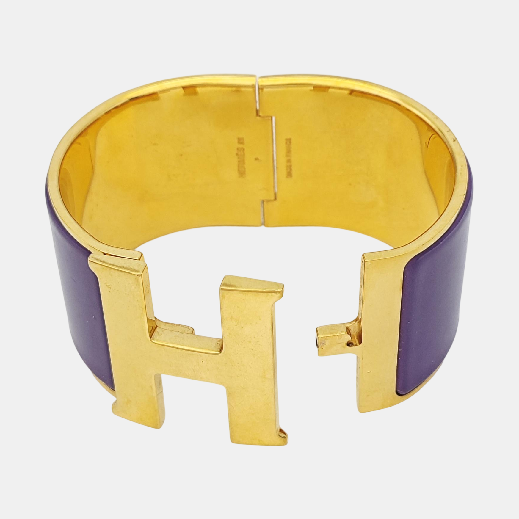 Clic H Metal Gold Bangle