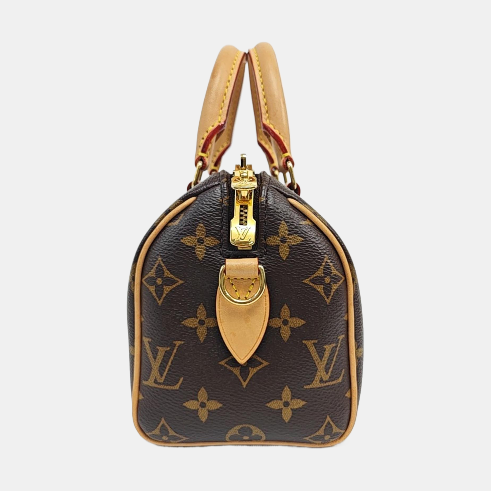 SPEEDY 20 Monogram Coated Canvas Brown