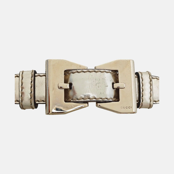 Leather Belt Gold