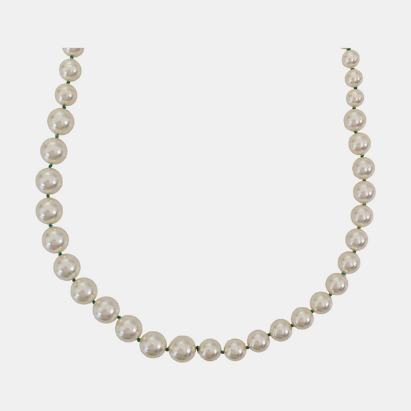 Faux Pearl White Necklace