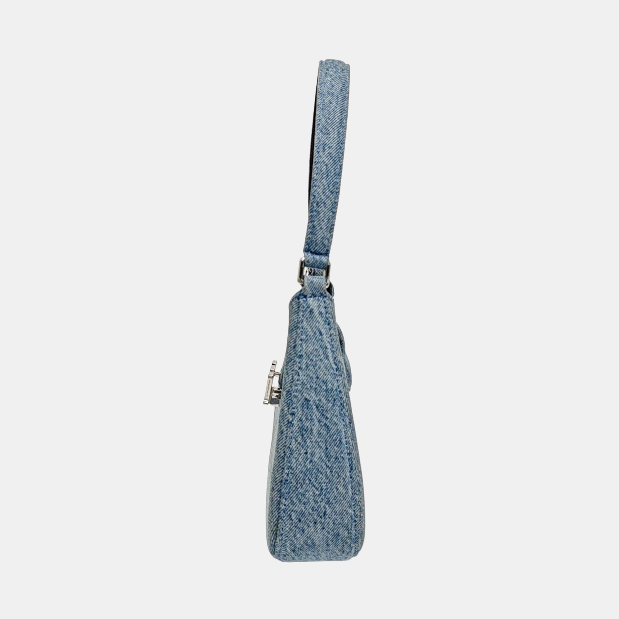 Denim Shoulder Bag Blue