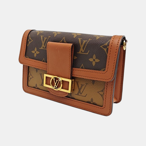 DAUPHINE Monogram Coated Canvas Brown