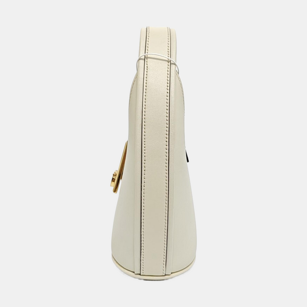 Calfskin Shoulder Bag Beige