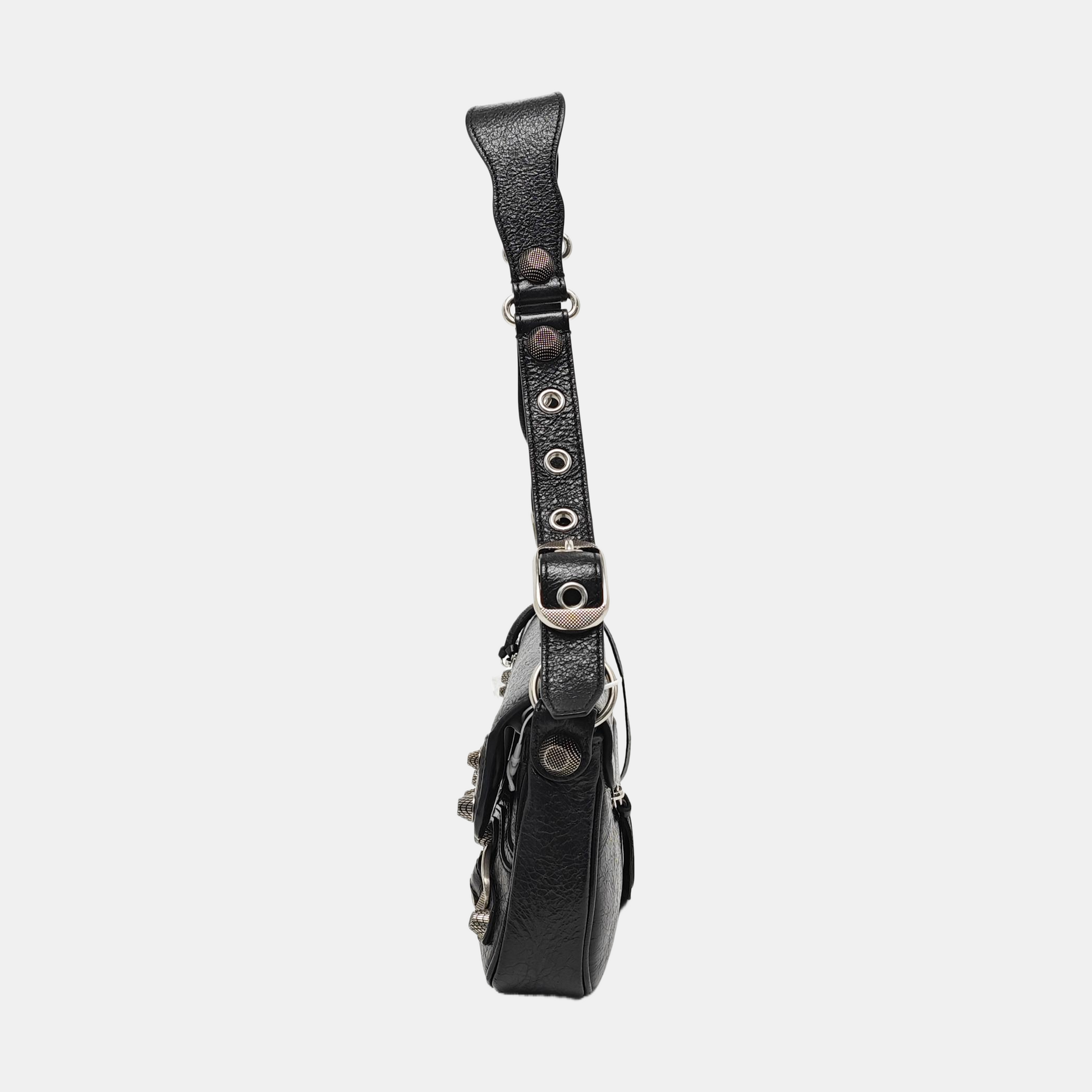 Lambskin Shoulder Bag Small Black