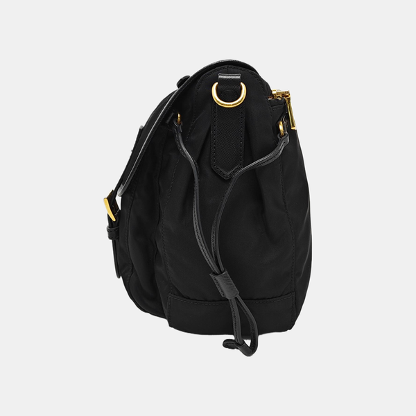 Nylon Shoulder Bag Black