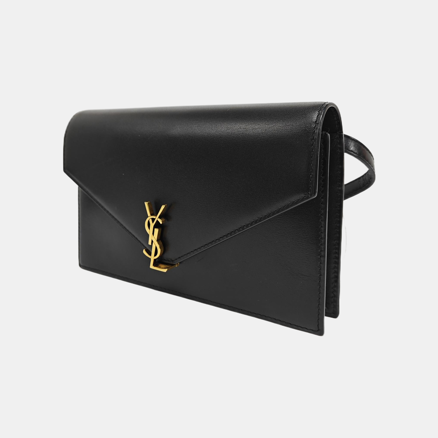 Calfskin Shoulder Bag Black